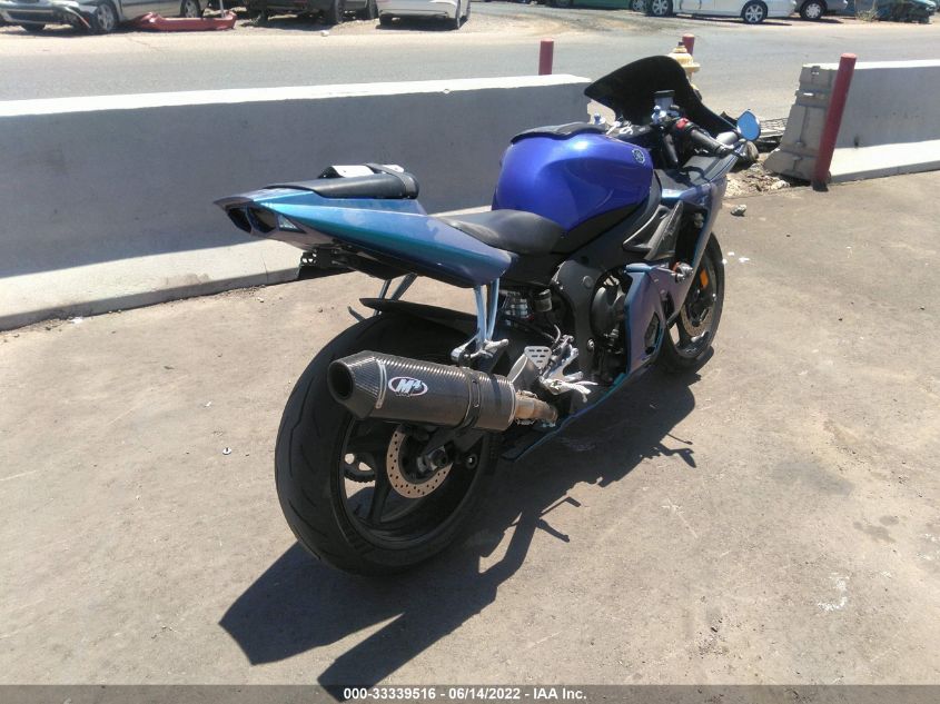 2006 YAMAHA YZFR6 L JYARJ06E66A032604