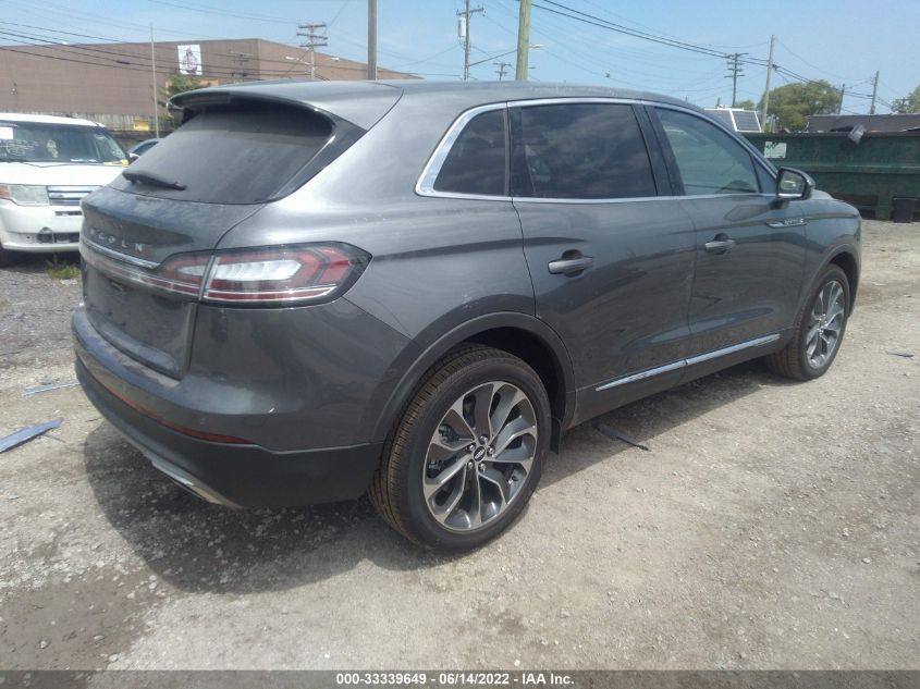 2022 LINCOLN NAUTILUS RESERVE 2LMPJ8K93NBL02832
