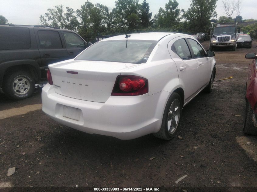 2013 DODGE AVENGER SE 1C3CDZAB9DN685103