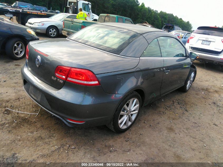 2013 VOLKSWAGEN EOS KOMFORT WVWBW8AH5DV002880