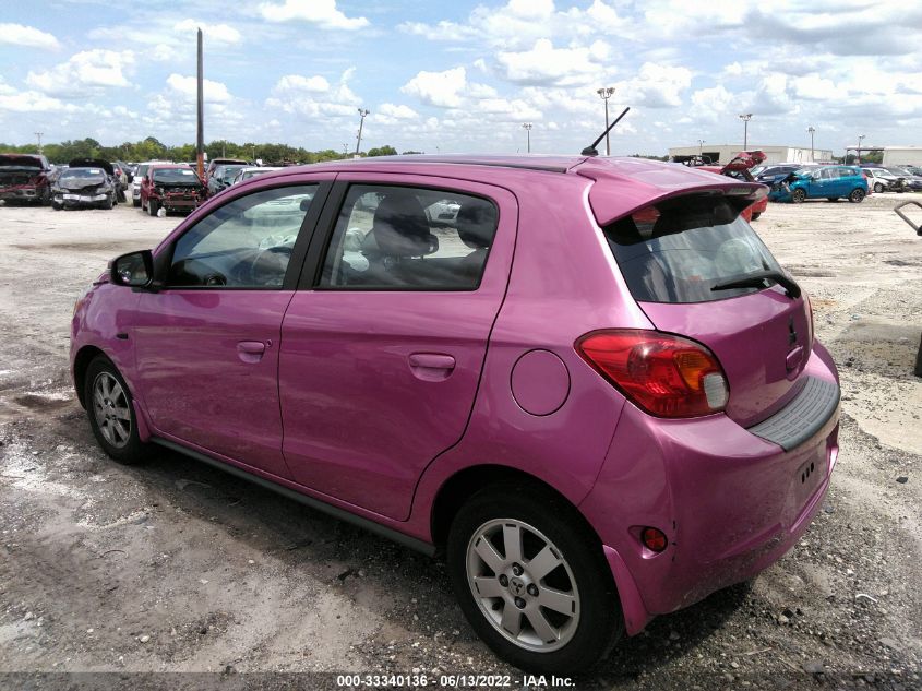 2015 MITSUBISHI MIRAGE ES/RF ML32A4HJ7FH006675