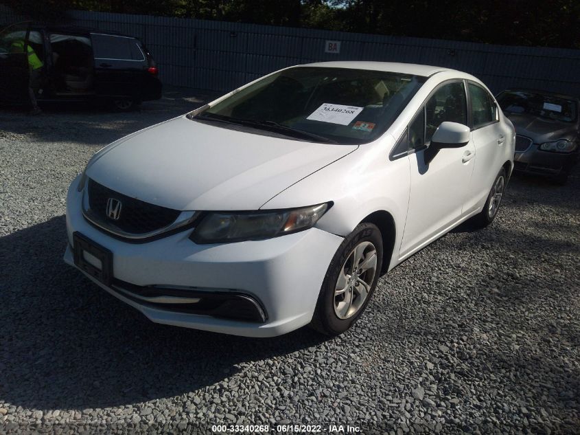 2013 HONDA CIVIC SDN LX 19XFB2F57DE262727
