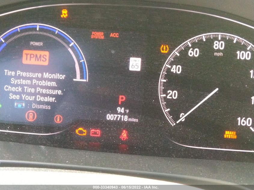 2021 HONDA INSIGHT EX 19XZE4F5XME002791
