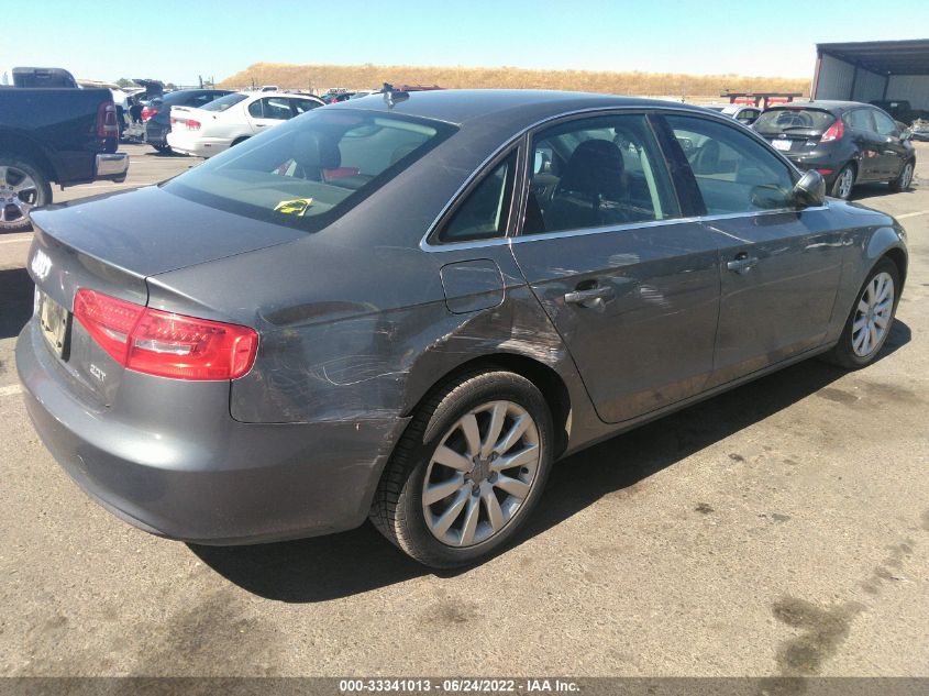 2013 AUDI A4 PREMIUM WAUAFAFL6DA179135