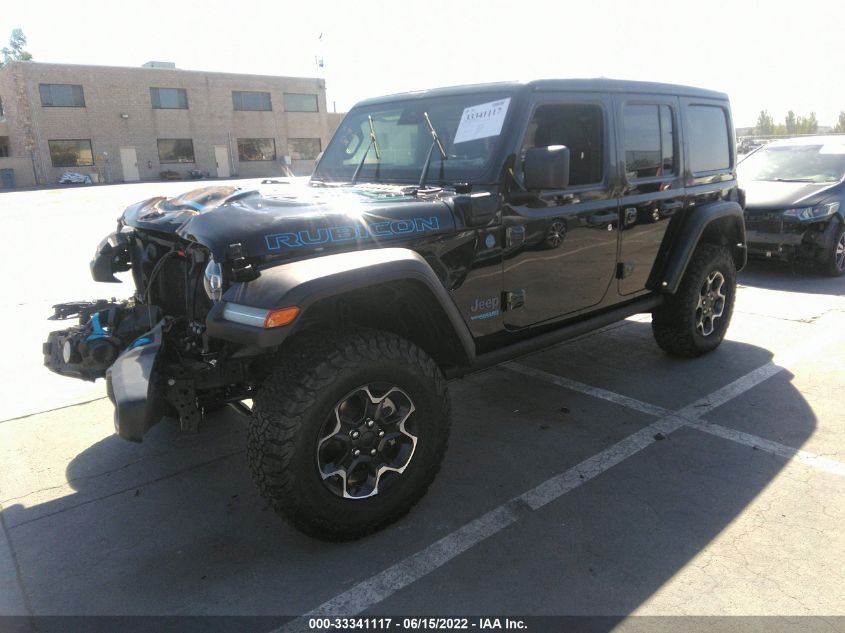 2021 JEEP WRANGLER 4XE UNLIMITED RUBICON 1C4JJXR64MW789709
