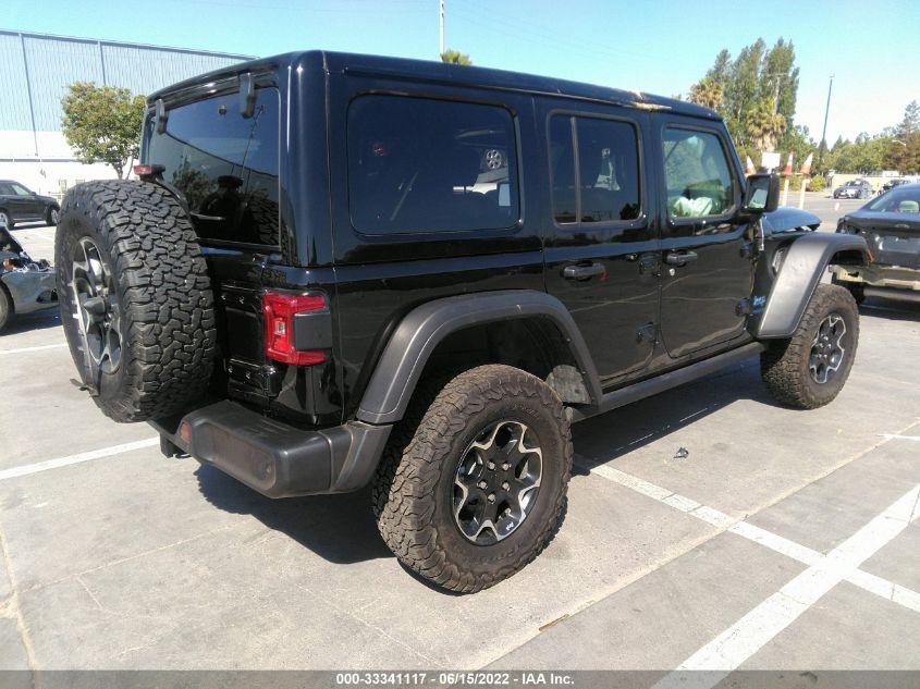 2021 JEEP WRANGLER 4XE UNLIMITED RUBICON 1C4JJXR64MW789709