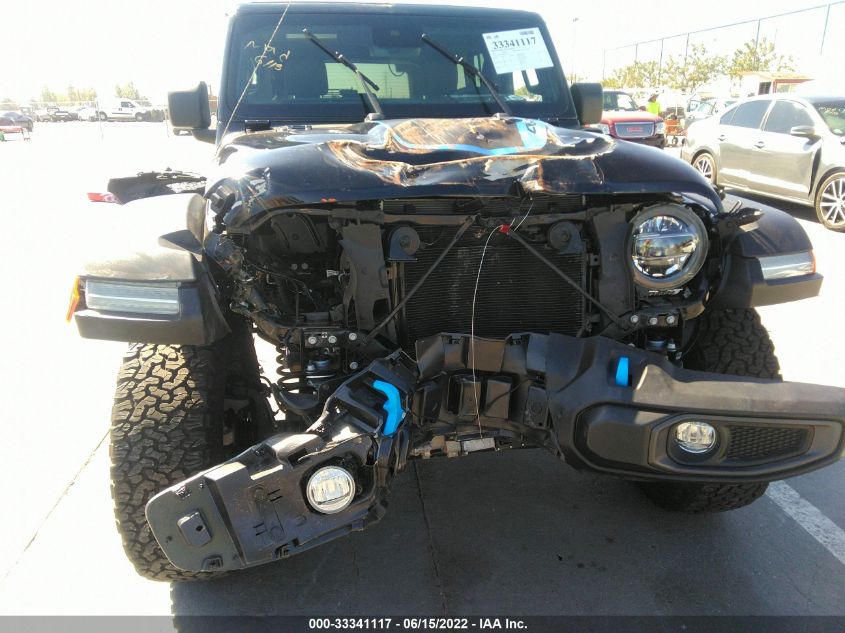 2021 JEEP WRANGLER 4XE UNLIMITED RUBICON 1C4JJXR64MW789709