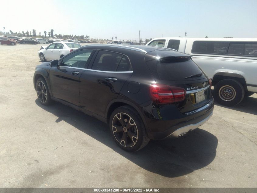 2019 MERCEDES-BENZ GLA GLA 250 WDCTG4EB3KJ551413
