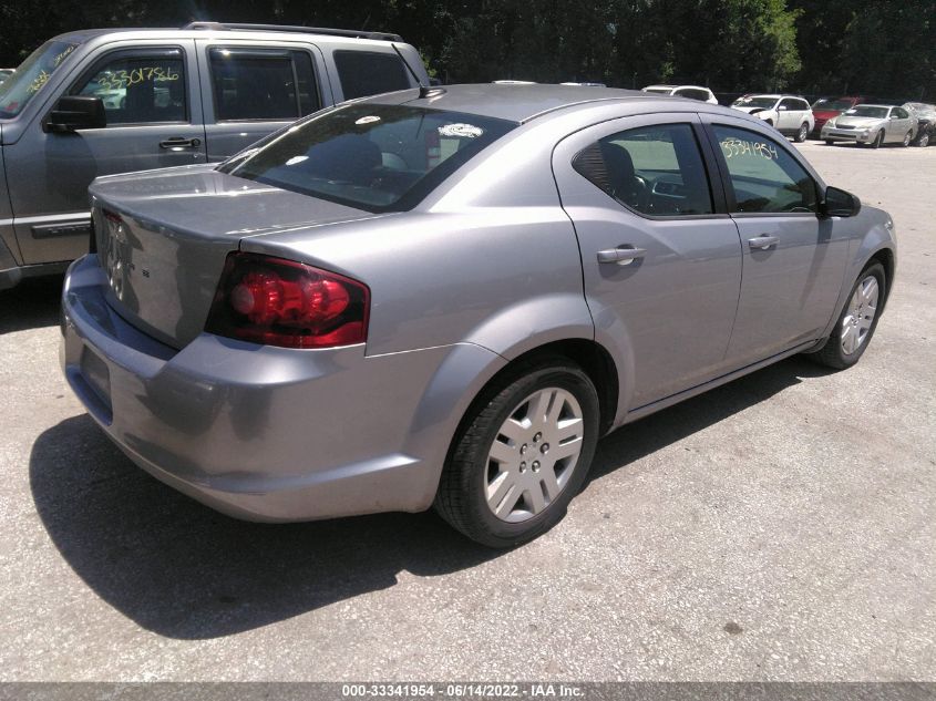 2013 DODGE AVENGER SE 1C3CDZAB5DN767247