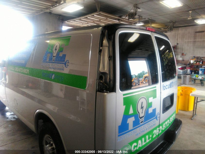 2015 CHEVROLET EXPRESS CARGO VAN 1GCWGFCF9F1120617