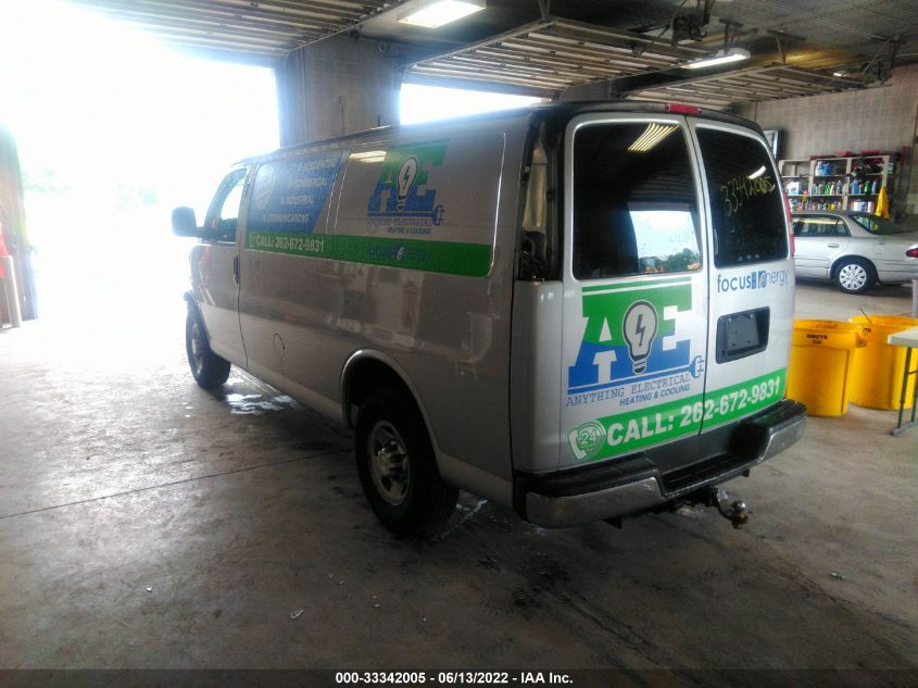 2015 CHEVROLET EXPRESS CARGO VAN 1GCWGFCF9F1120617