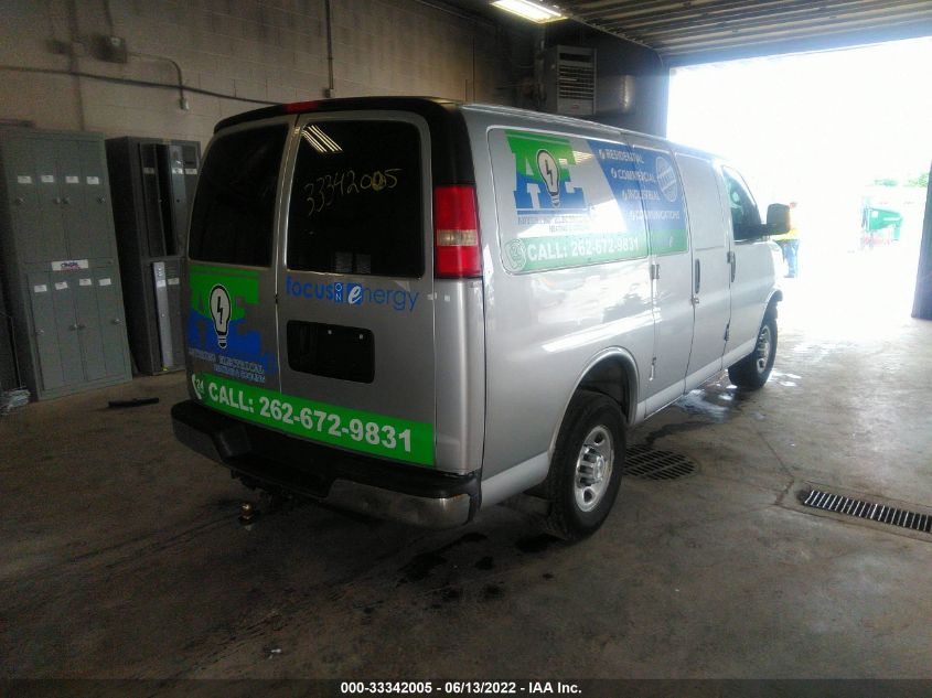 2015 CHEVROLET EXPRESS CARGO VAN 1GCWGFCF9F1120617