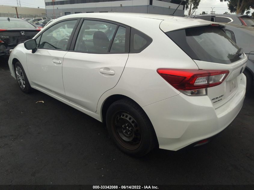 2019 SUBARU IMPREZA 4S3GTAA61K3722724