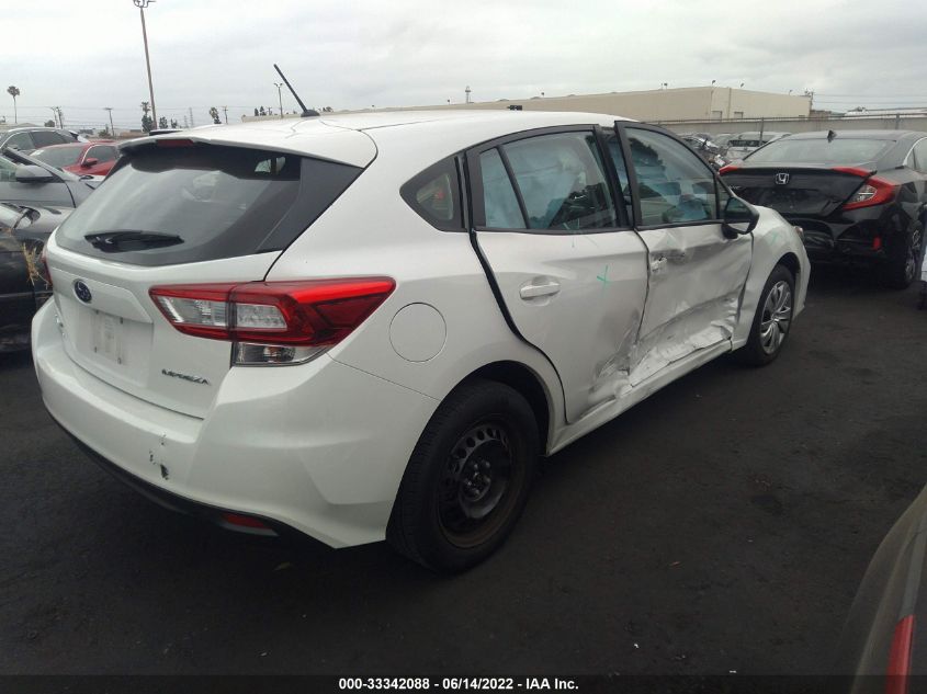 2019 SUBARU IMPREZA 4S3GTAA61K3722724