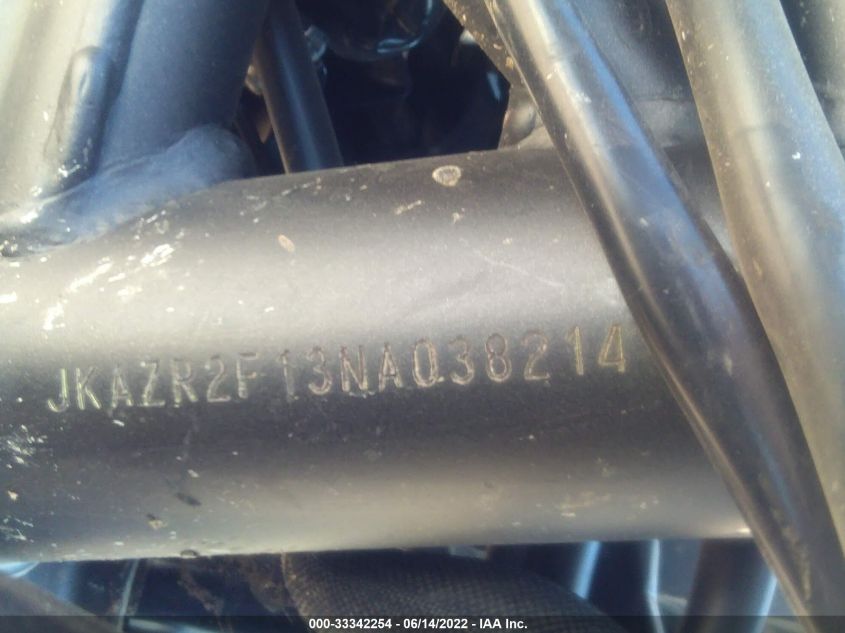 2022 KAWASAKI ZR900 JKAZR2F13NA038214
