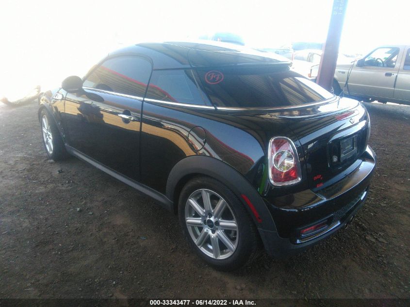 2014 MINI COOPER COUPE S WMWSX3C51ET772667
