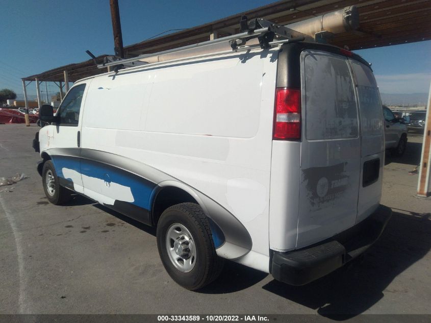 2017 CHEVROLET EXPRESS CARGO VAN 1GCWGAFG7H1126572