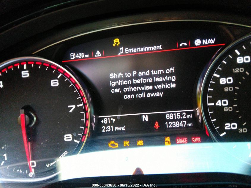 2013 AUDI A8 L 4.0L WAUR2AFD8DN010069