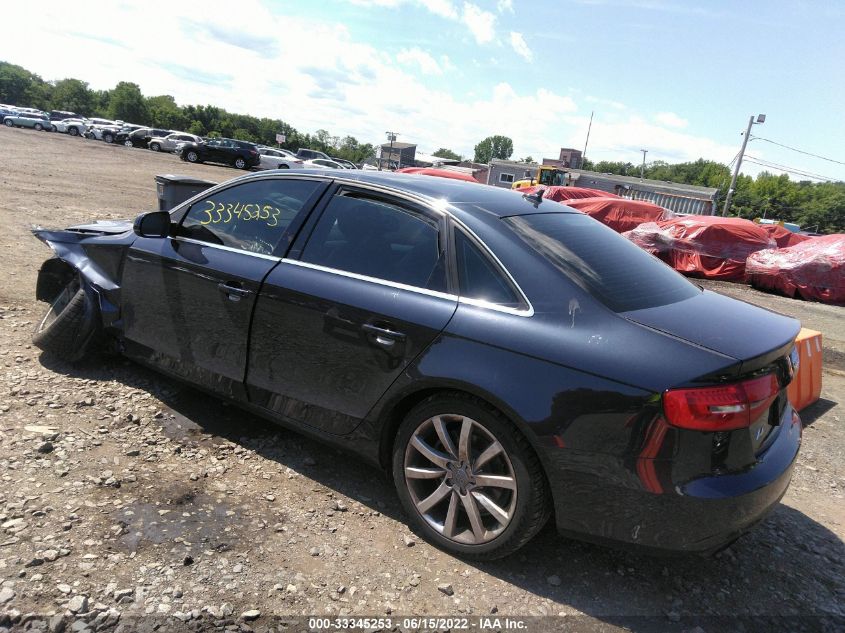 2013 AUDI A4 PREMIUM PLUS WAUFFAFL7DN006304
