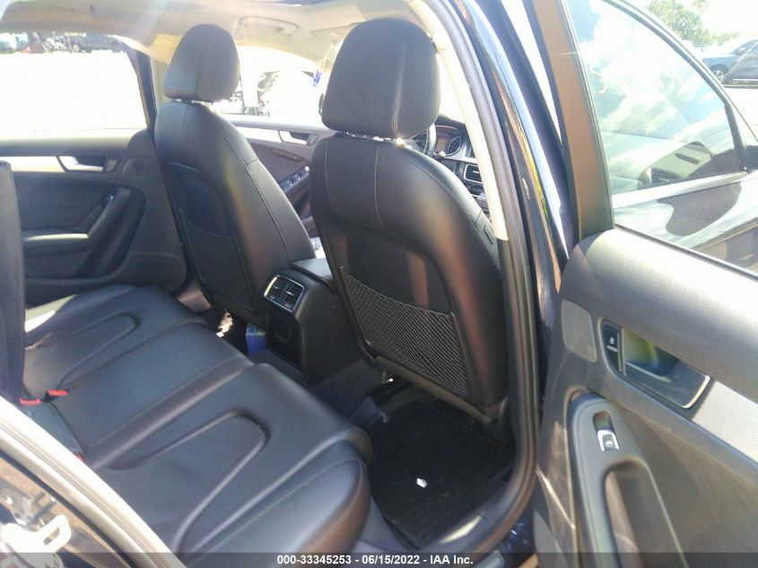 2013 AUDI A4 PREMIUM PLUS WAUFFAFL7DN006304