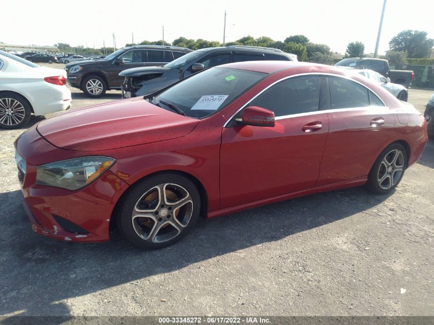 2014 MERCEDES-BENZ CLA-CLASS CLA 250 WDDSJ4EB3EN079185