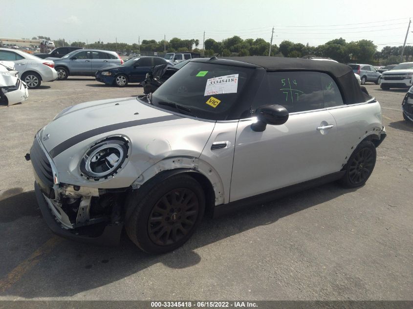 2021 MINI CONVERTIBLE COOPER WMWWJ3C04M3M12699