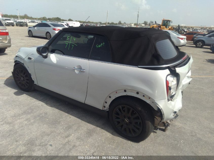 2021 MINI CONVERTIBLE COOPER WMWWJ3C04M3M12699