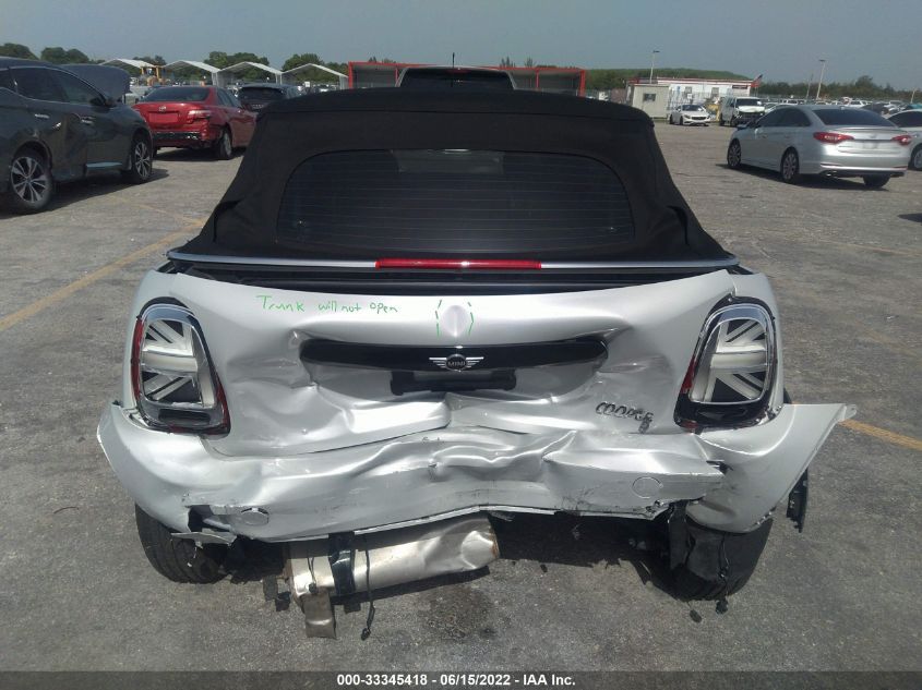 2021 MINI CONVERTIBLE COOPER WMWWJ3C04M3M12699