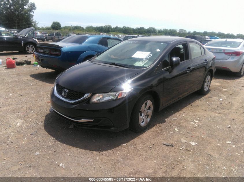 2013 HONDA CIVIC SDN LX 2HGFB2F54DH572372