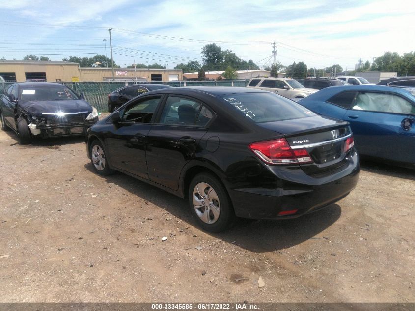 2013 HONDA CIVIC SDN LX 2HGFB2F54DH572372