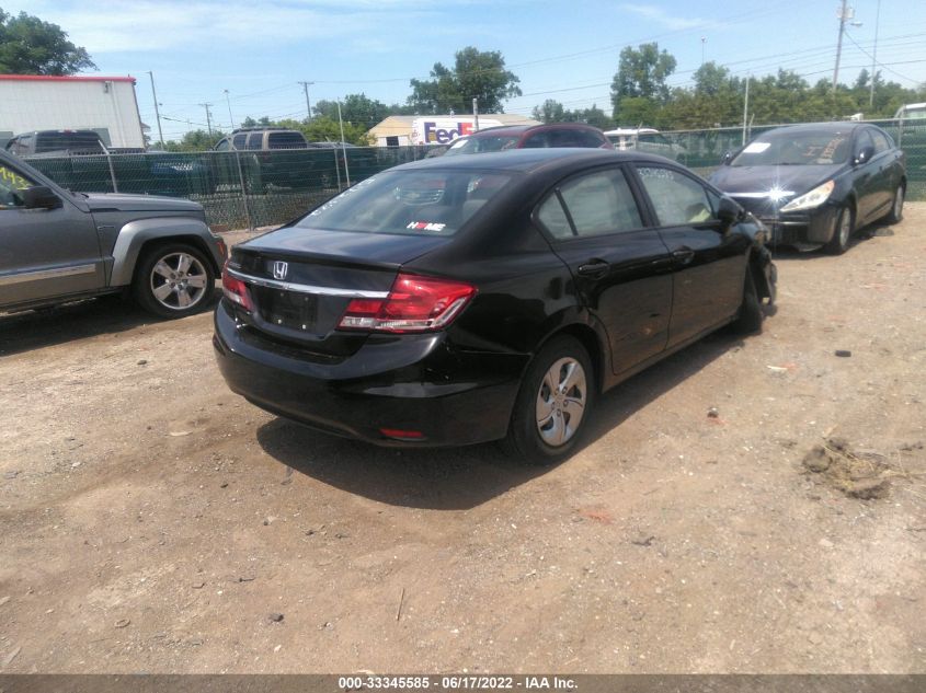 2013 HONDA CIVIC SDN LX 2HGFB2F54DH572372