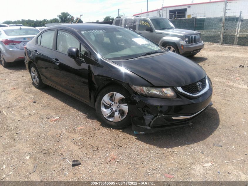 2013 HONDA CIVIC SDN LX 2HGFB2F54DH572372