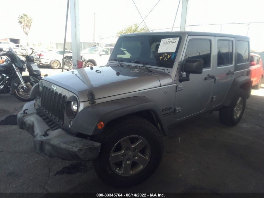 2016 JEEP WRANGLER UNLIMITED SPORT 1C4HJWDG4GL113694