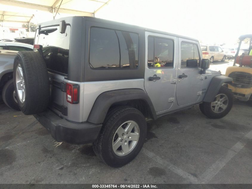 2016 JEEP WRANGLER UNLIMITED SPORT 1C4HJWDG4GL113694