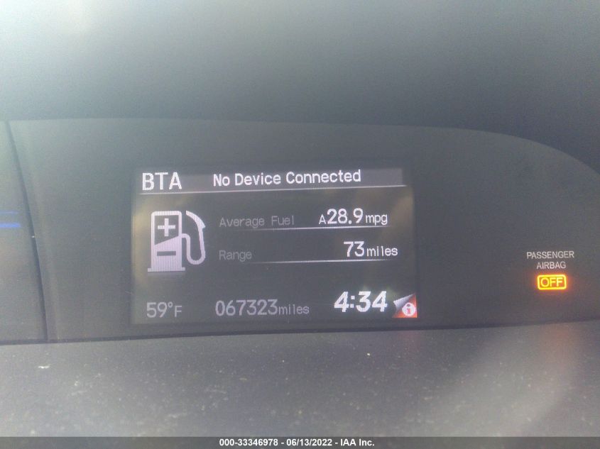 2013 HONDA CIVIC SDN EX-L 2HGFB2F97DH518499