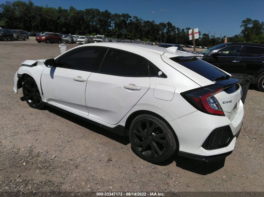 2018 HONDA CIVIC HATCHBACK SPORT SHHFK7H4XJU408852