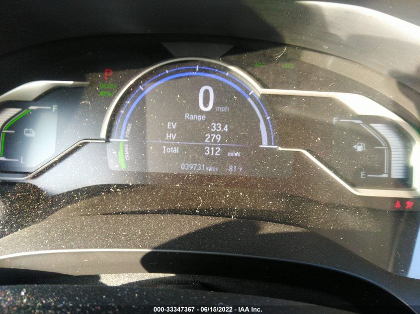 2018 HONDA CLARITY PLUG-IN HYBRID TOURING JHMZC5F36JC016845