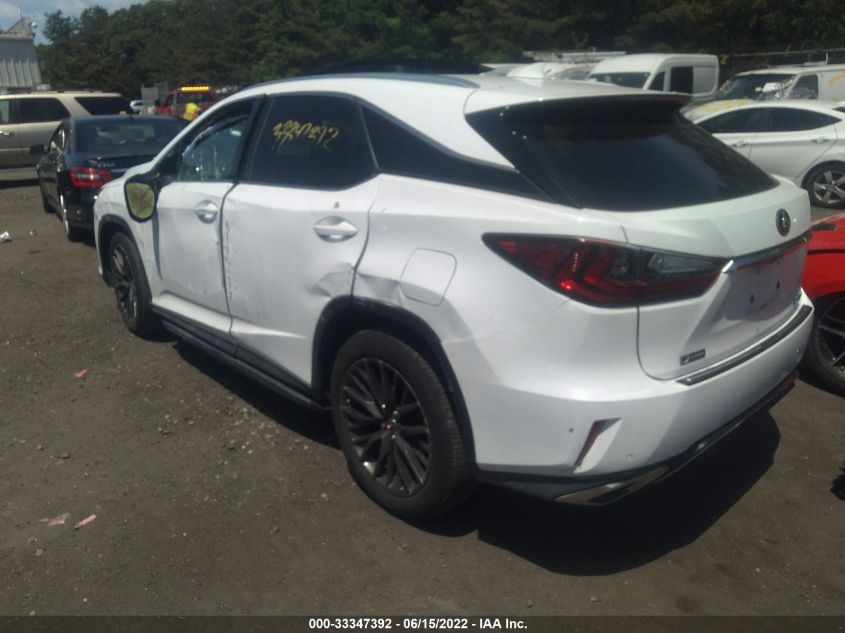 2017 LEXUS RX RX 350 2T2BZMCA9HC090658