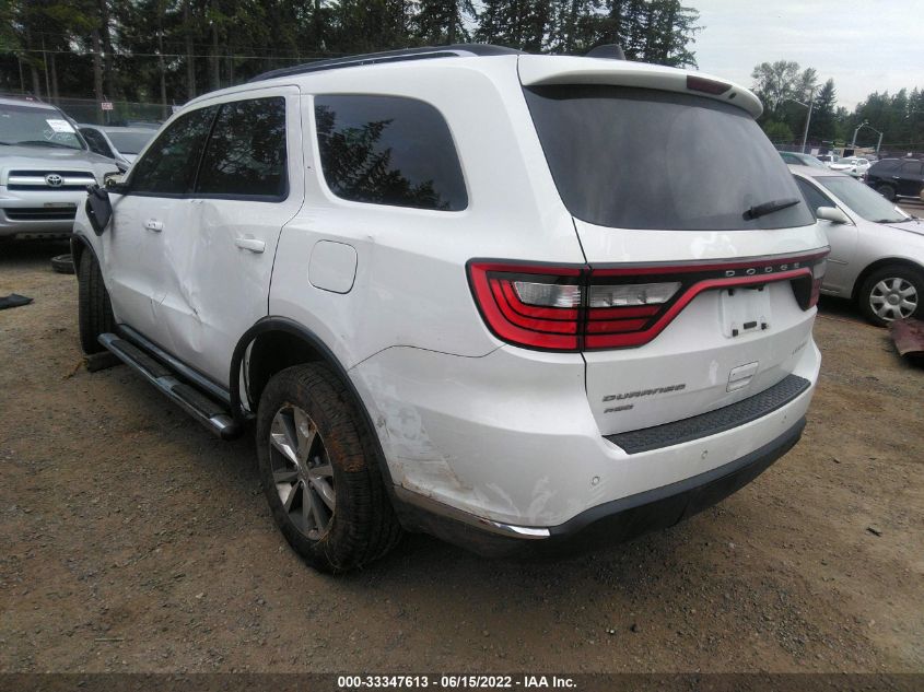 2016 DODGE DURANGO LIMITED 1C4RDJDG8GC484971