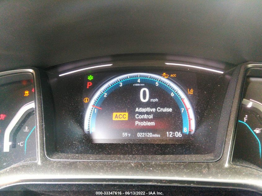 2019 HONDA CIVIC HATCHBACK EX SHHFK7H64KU418148