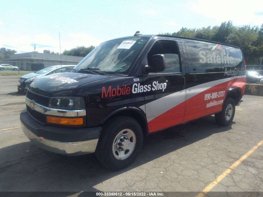 2016 CHEVROLET EXPRESS CARGO VAN 1GCWGAFF2G1148324