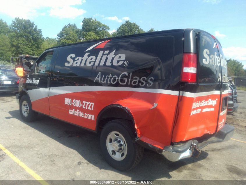 2016 CHEVROLET EXPRESS CARGO VAN 1GCWGAFF2G1148324