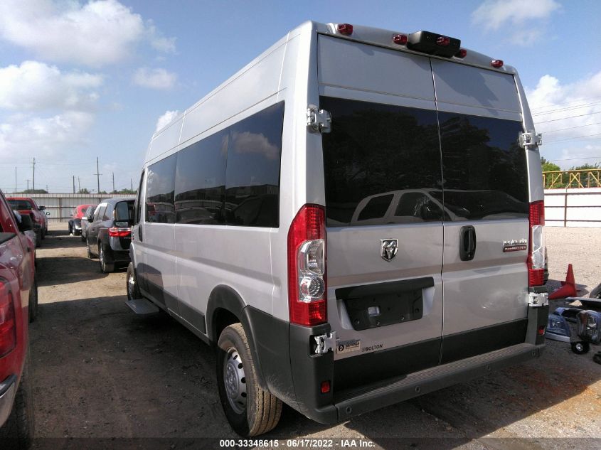 2021 RAM PROMASTER WINDOW VAN 3C6LRVPG2ME506758