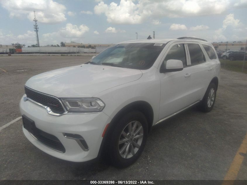 2021 DODGE DURANGO SXT PLUS 1C4RDJAG5MC863085