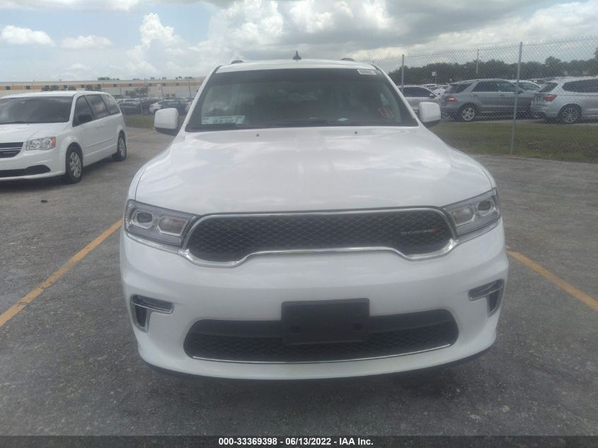 2021 DODGE DURANGO SXT PLUS 1C4RDJAG5MC863085