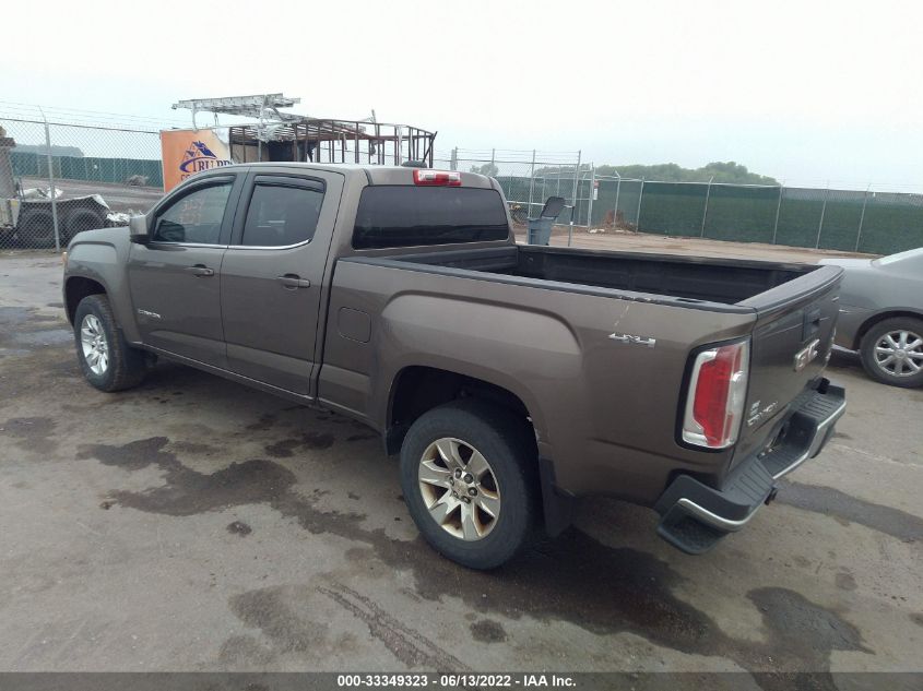 2015 GMC CANYON 4WD SLE 1GTG6BE35F1173737