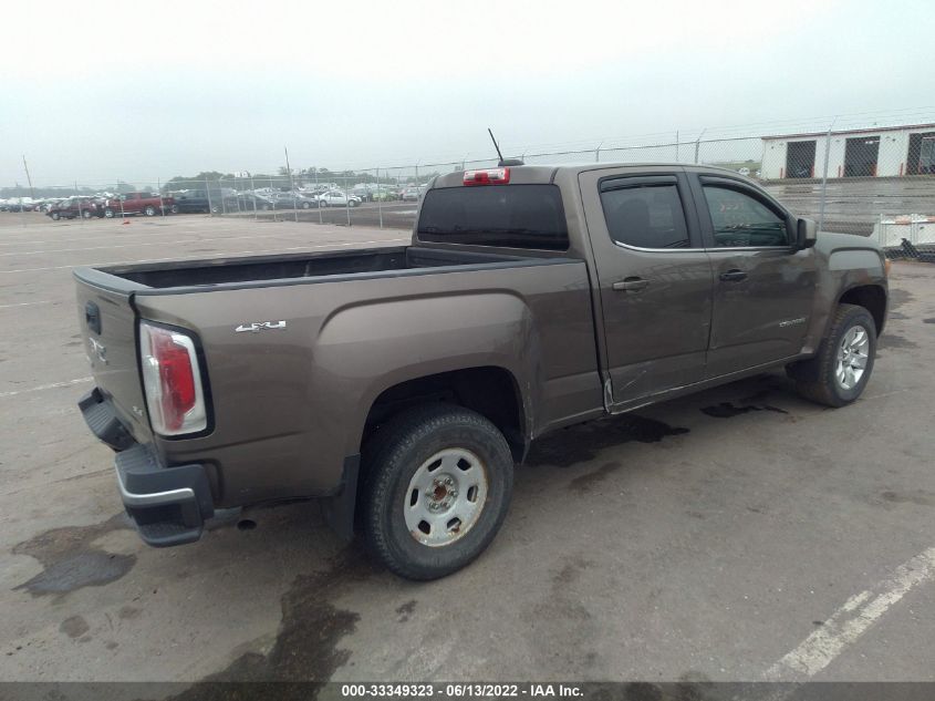 2015 GMC CANYON 4WD SLE 1GTG6BE35F1173737