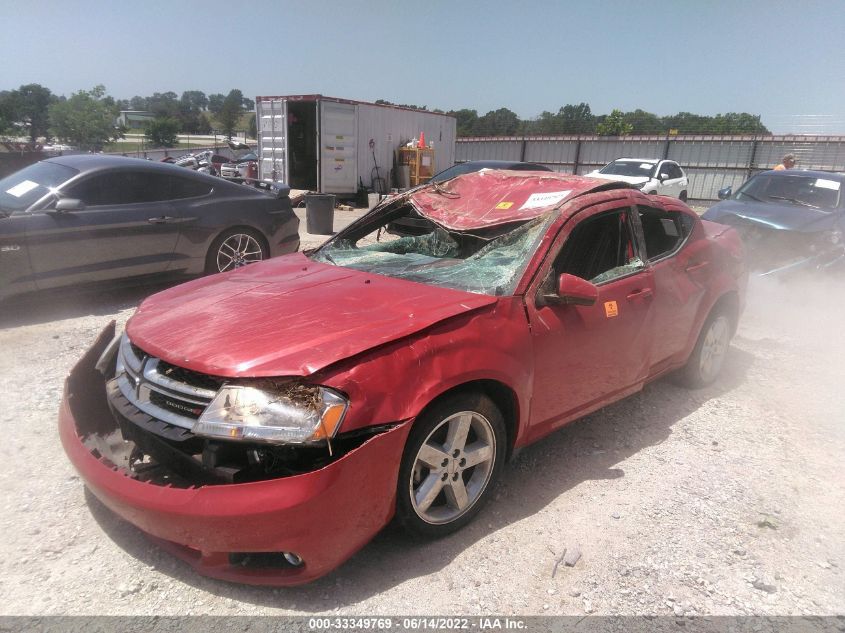 2013 DODGE AVENGER SXT 1C3CDZCB5DN556742