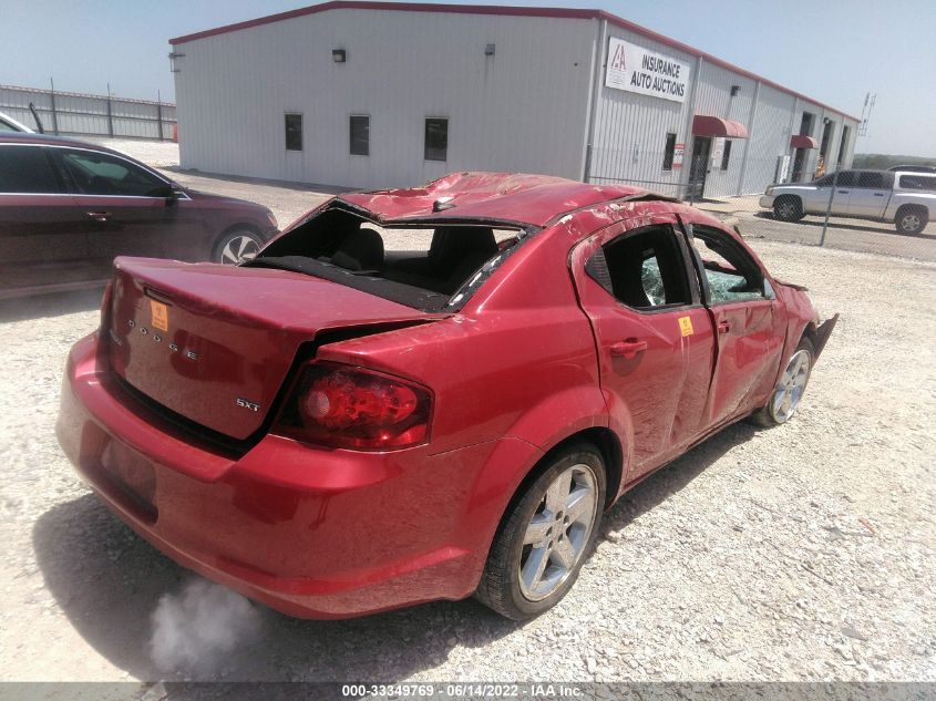 2013 DODGE AVENGER SXT 1C3CDZCB5DN556742