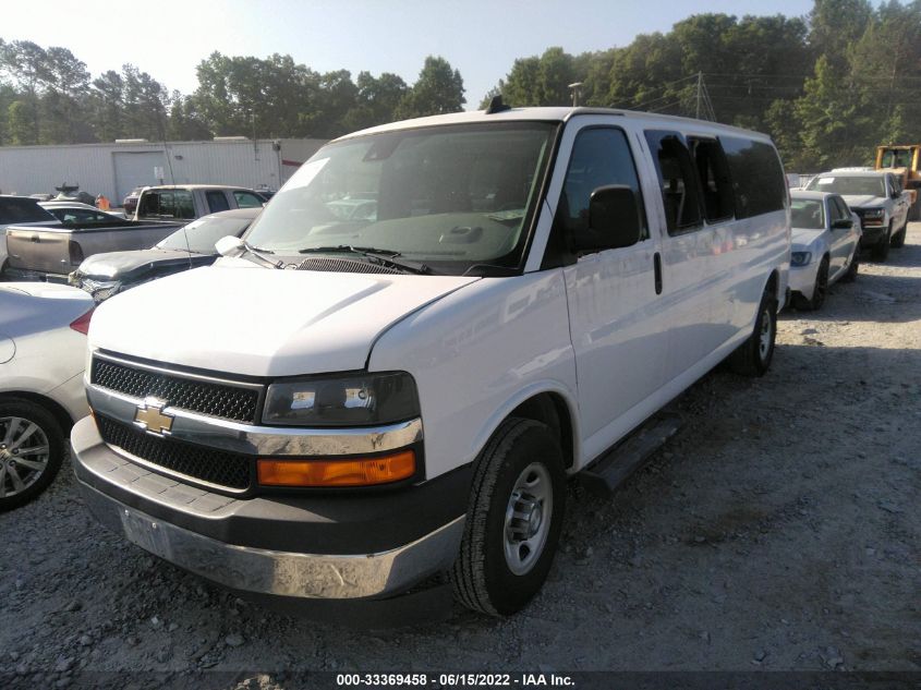 2019 CHEVROLET EXPRESS PASSENGER LT 1GAZGPFG7K1172855